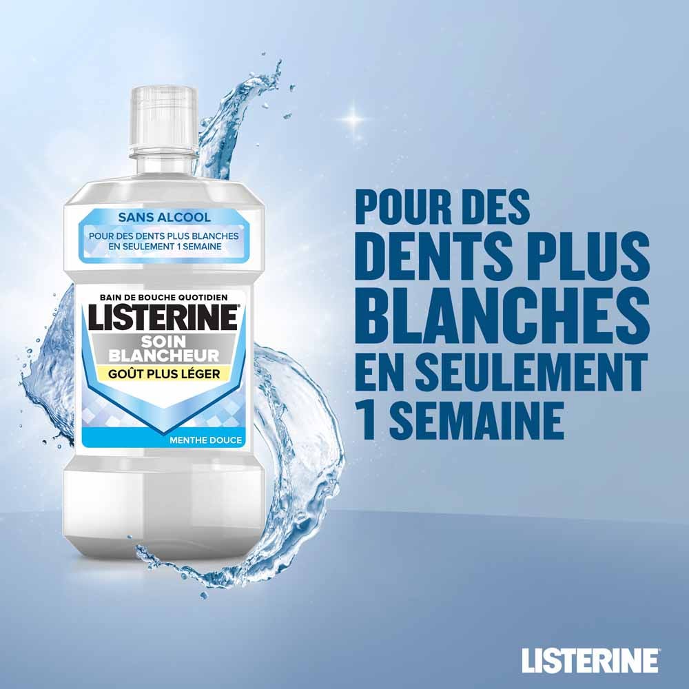Listerine Whitening Mint Bath Care 500ml (16.91fl oz)