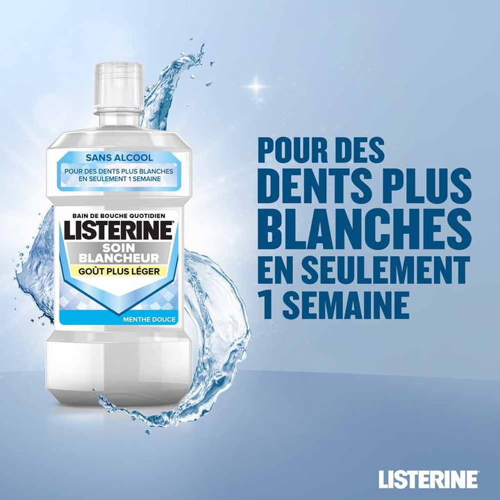 Listerine Whitening Mint Bath Care 500ml (16.91fl oz)