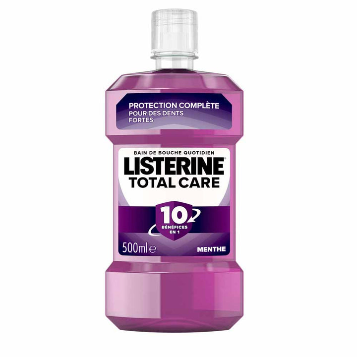 Listerine Zero Total Care Mouthwash Mint Flavour Goût Menthe 500ml (16.91fl oz)