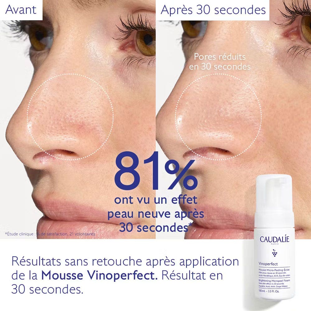 Caudalie Vinoperfect Radiance Micro-Peeling Mousse 50ml (1.69fl oz)