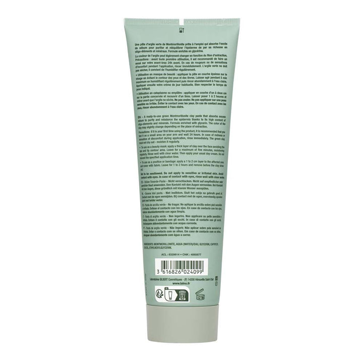 Laino Green Clay Tube 350g (12.34 oz)