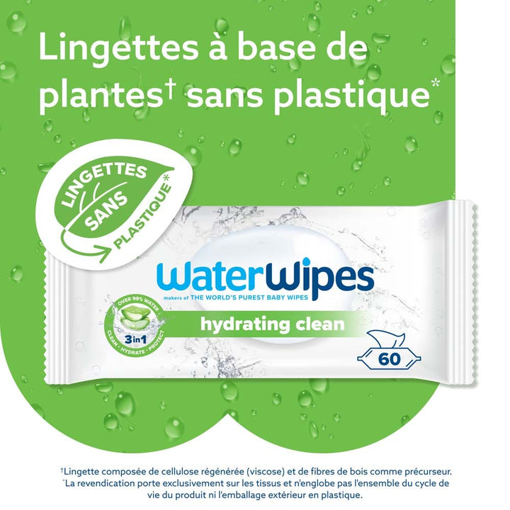Waterwipes Aloe Vera Hydrating Wipes x60