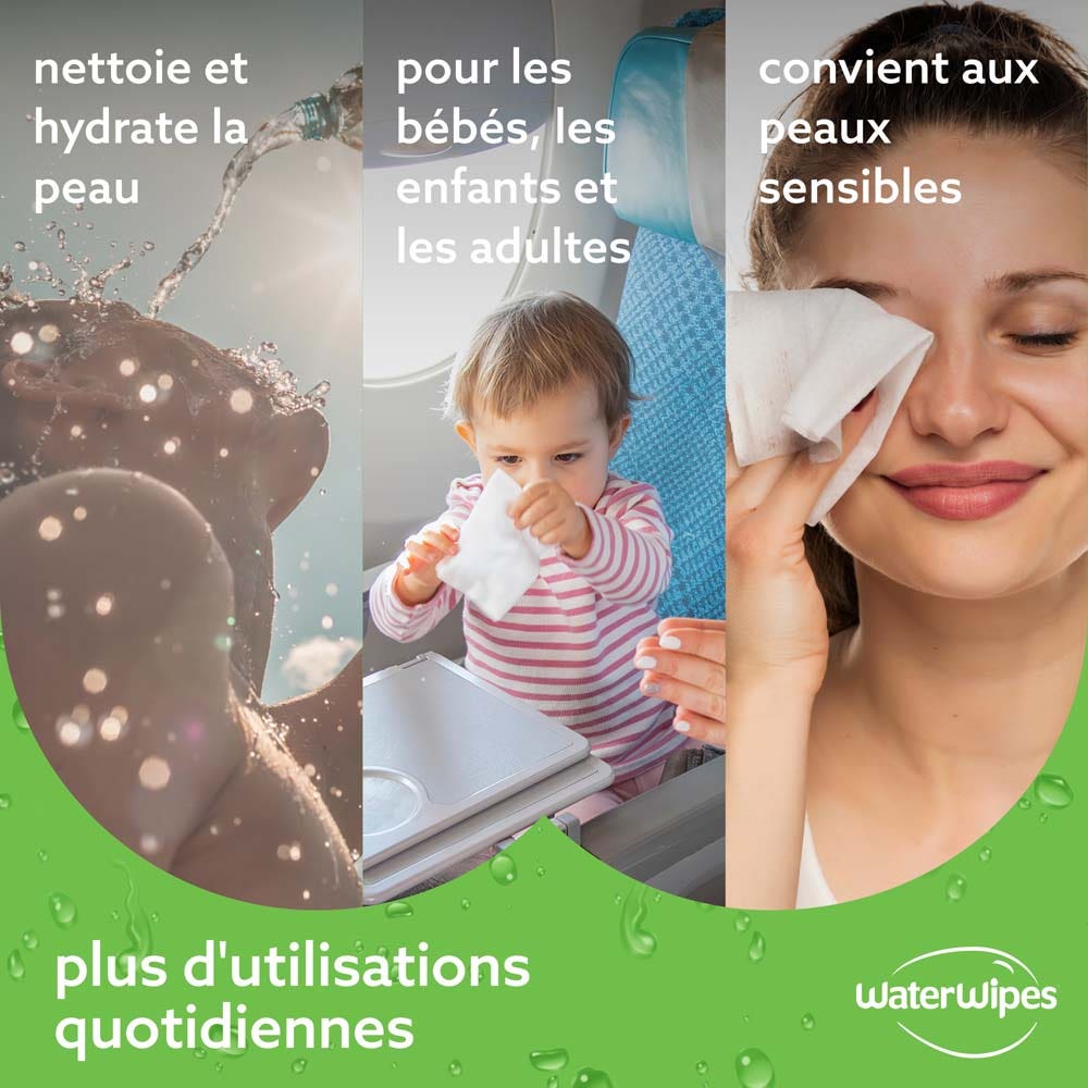 Waterwipes Aloe Vera Hydrating Wipes x60