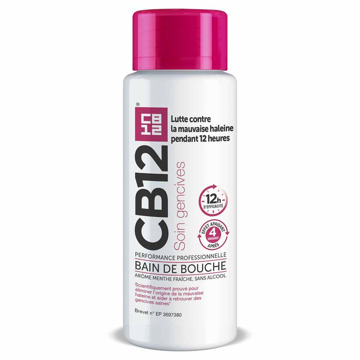 Cb12 Sensitive Gums Mouthwash fresh mint 12h 250ml (8.45fl oz)