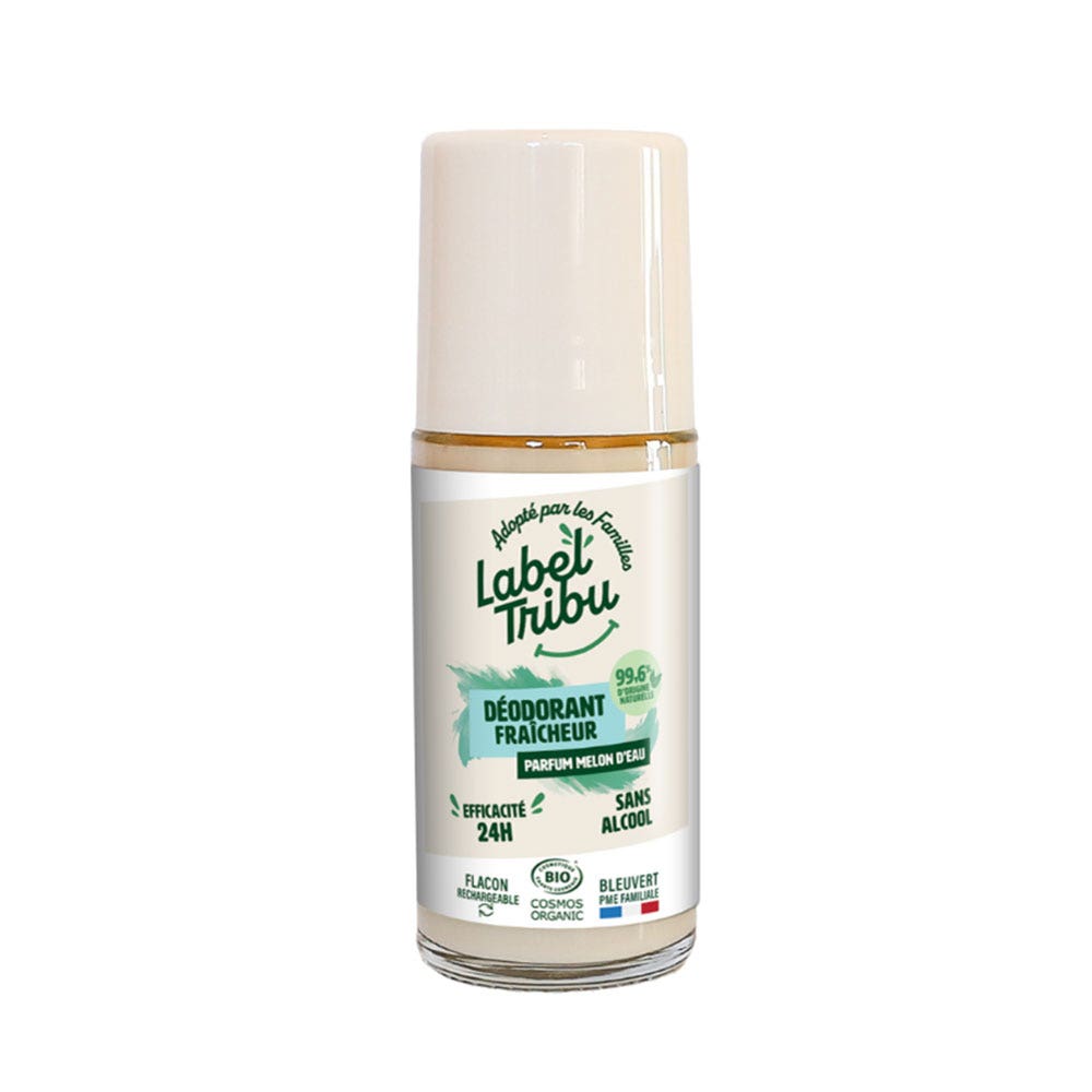 Label Tribu 24-hour Refillable Roll On Deodorant Watermelon 50ml (1.69fl oz)