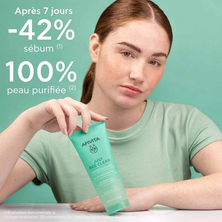 Apivita Just Bee Clear Purifying Cleansing Gel 200ml (6.76fl oz)
