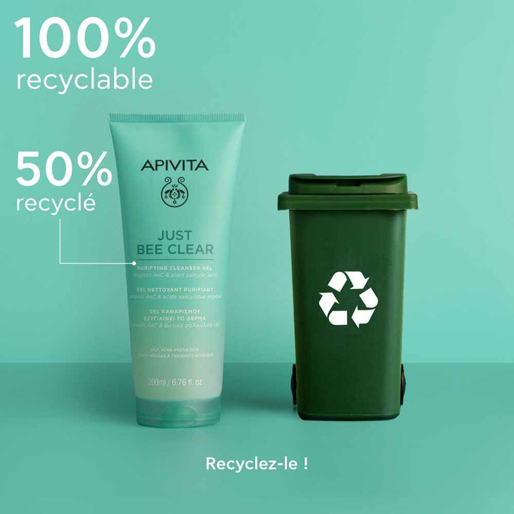 Apivita Just Bee Clear Purifying Cleansing Gel 200ml (6.76fl oz)