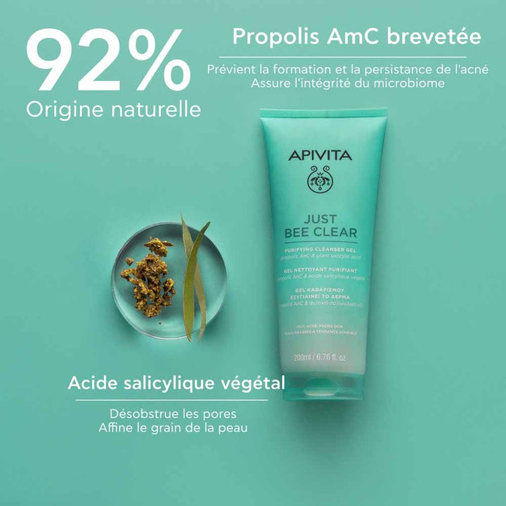 Apivita Just Bee Clear Purifying Cleansing Gel 200ml (6.76fl oz)