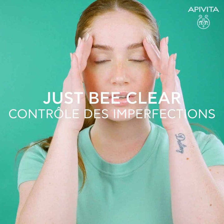 Apivita Just Bee Clear Hydra-mattifying gel for blemishes 40 ml (1.35fl oz)