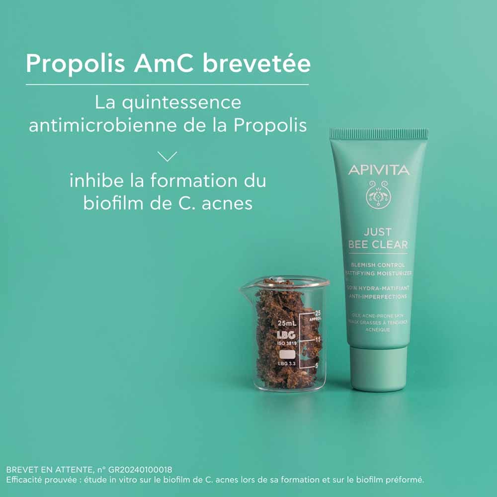 Apivita Just Bee Clear Hydra-mattifying gel for blemishes 40 ml (1.35fl oz)