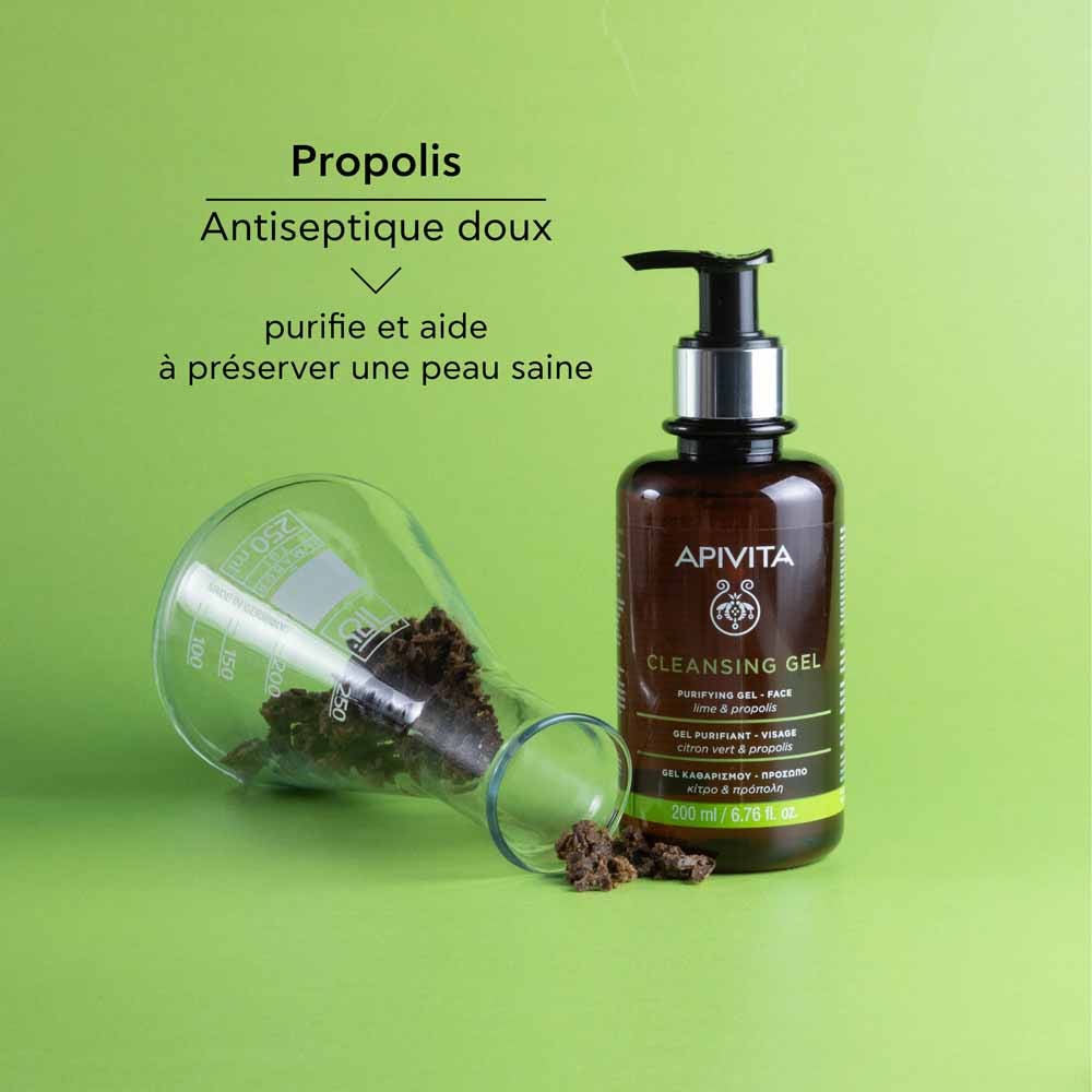 Apivita Lime & Propolis Face Cleansing Gel 200ml (6.76 fl oz)