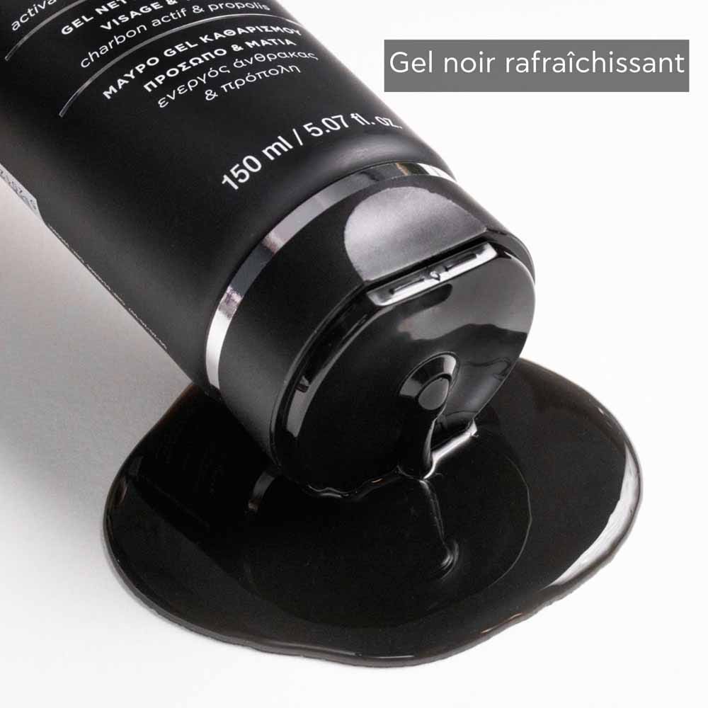 Apivita Black Detox Cleansing Gel for Face and Eyes 150ml (5.07fl oz)