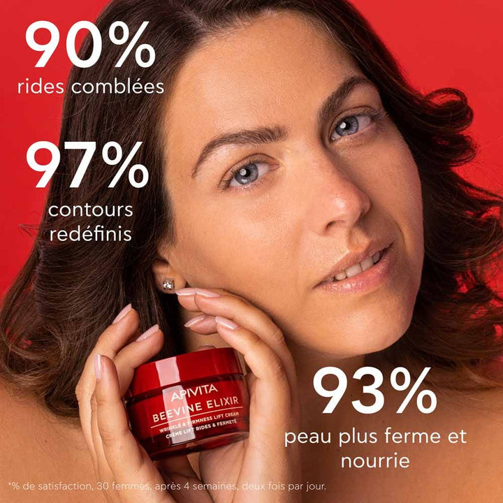 Apivita Beevine Elixir Anti-Wrinkle, Firming Lift Cream Texture Lgre 50ml (1.69fl oz)
