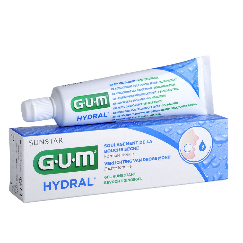 Gum Hydral Hydrating dry mouth relief gel 50ml (1.69fl oz)