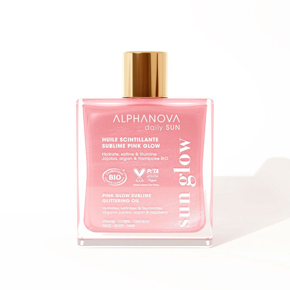 Alphanova Daily Sun Shimmering sublime oil shimmering pink glow 50 ml (1.69fl oz)