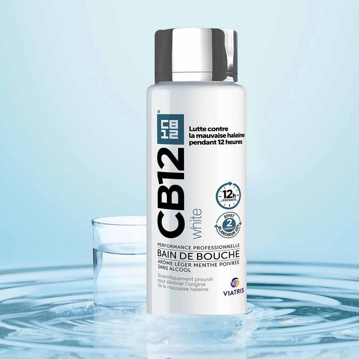 Cb12 White teeth mouthwash fresh breath for 12 hours 250ml (8.45fl oz)