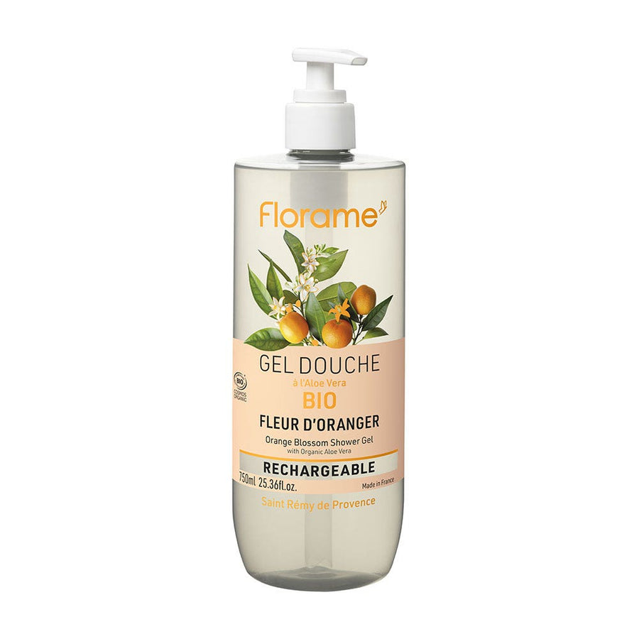 Florame Organic orange blossom shower gel 750ml (25.36fl oz)