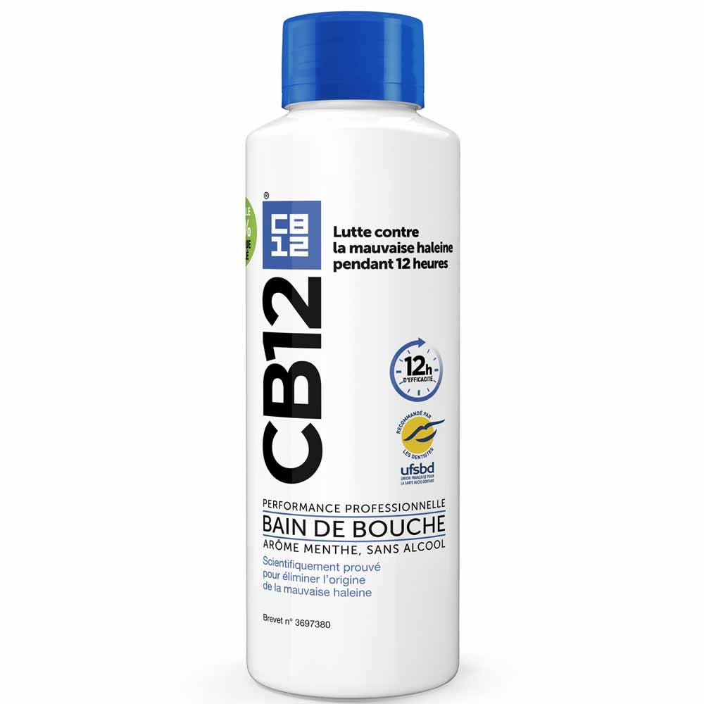 Cb12 12h Effect Breath Bath Arôme Menthe 500ml (16.91fl oz)