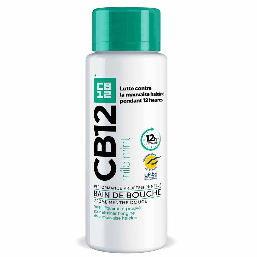 Cb12 Mild Mint Mouth Bath Menthe Légère 250 ml (8.45fl oz)