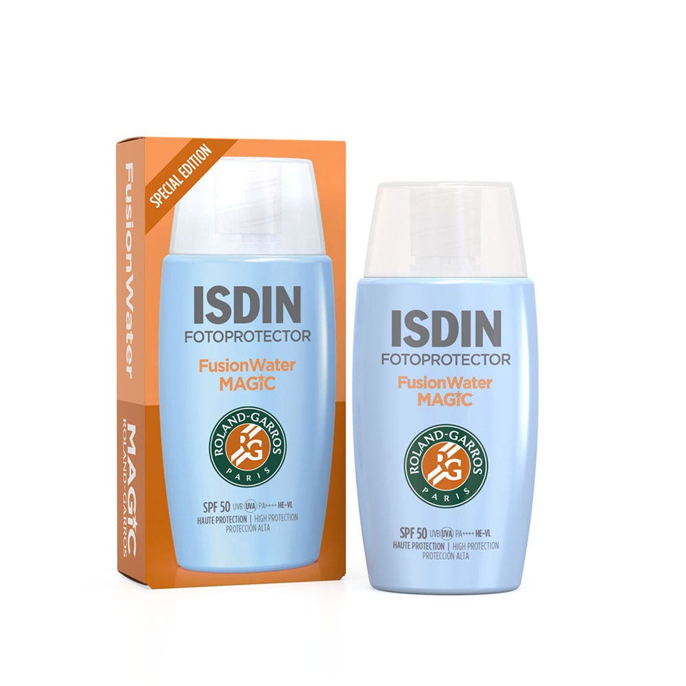 Isdin Fotoprotector Fusion Water Magic Protection Suncare SPF50 Roland Garros Limited Edition 50ml (1.69fl oz)