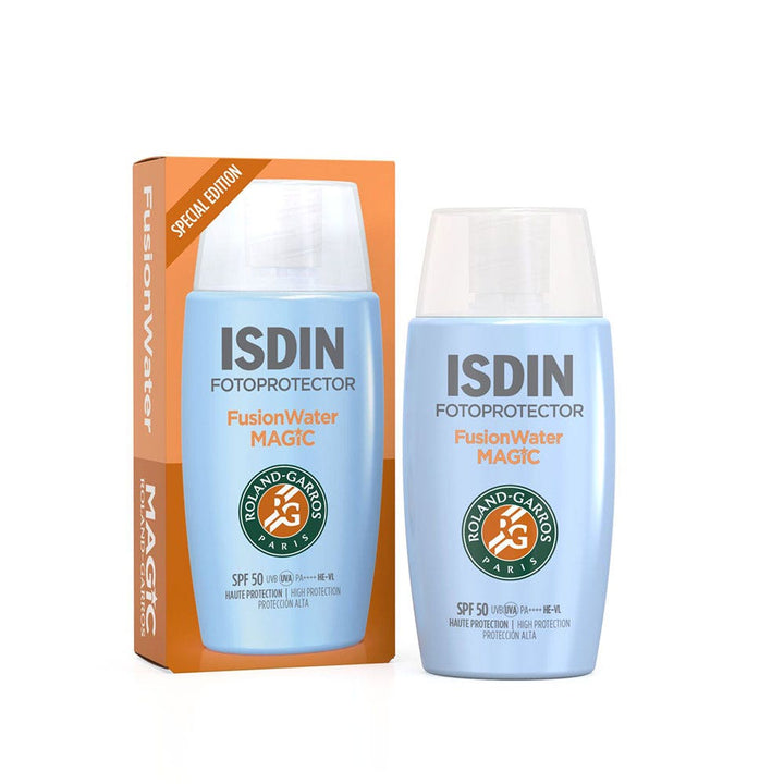 Isdin Fotoprotector Fusion Water Magic Glow Sunscreens Face Cream Ultra Light SPF50 50ml (1.69fl oz)