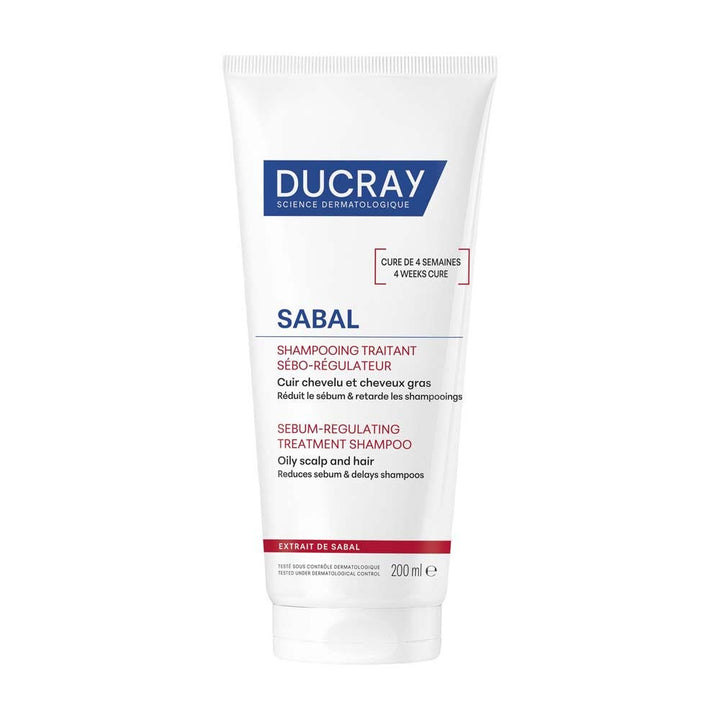Ducray Sabal Seboregulating treating shampoo for oily scalp and hair 200ml (6.76fl oz)