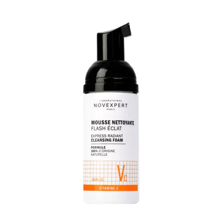 Novexpert Mousse Nettoyante Éclat Flash à la Vitamine C 40ml (1,35 fl oz) 