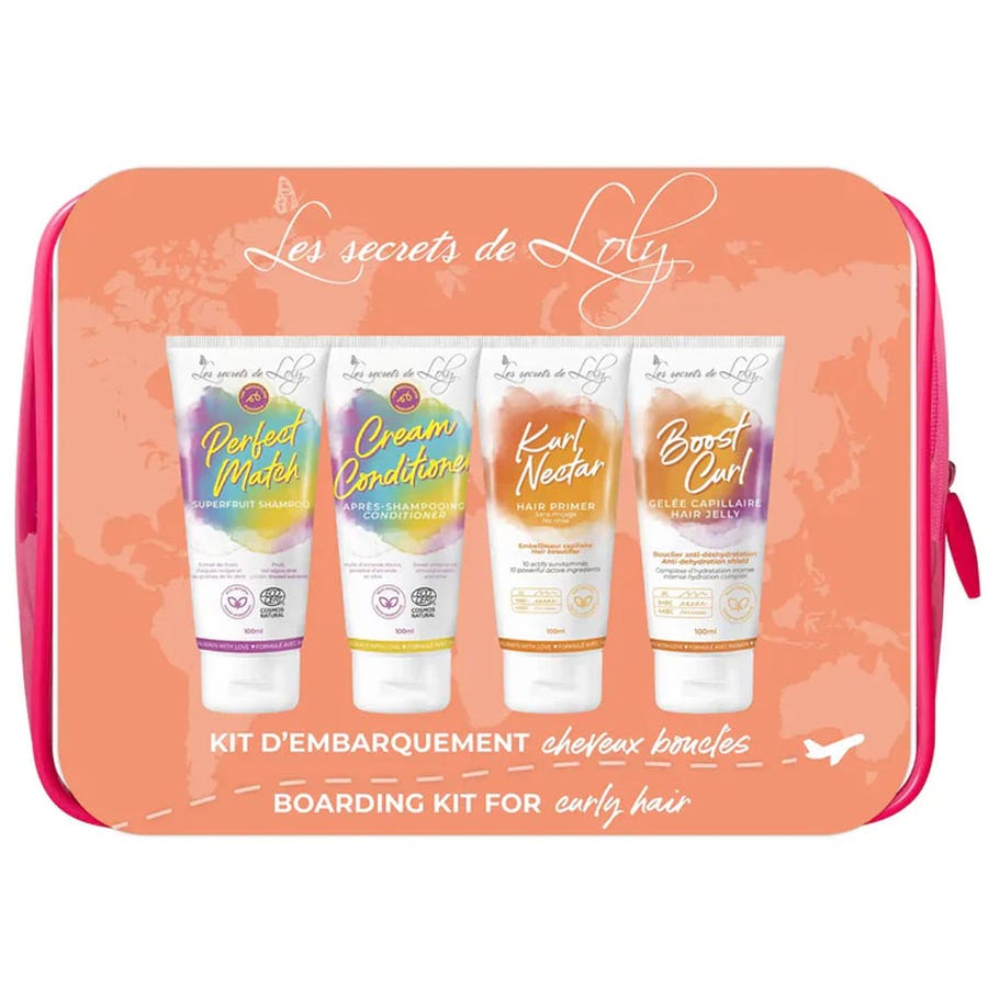  Les Secrets de Loly Kits de Voyage pour Cheveux Bouclés 