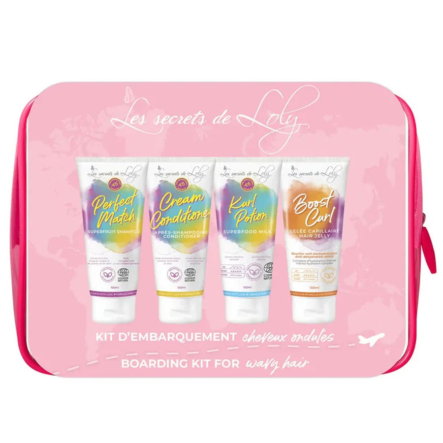 Les kits de voyage Secrets de Loly Cheveux ondulés 