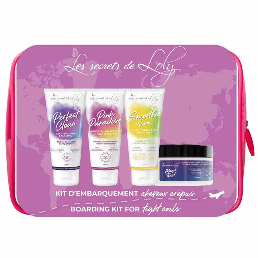  Les kits de voyage The Secrets of Loly Cheveux crépus 