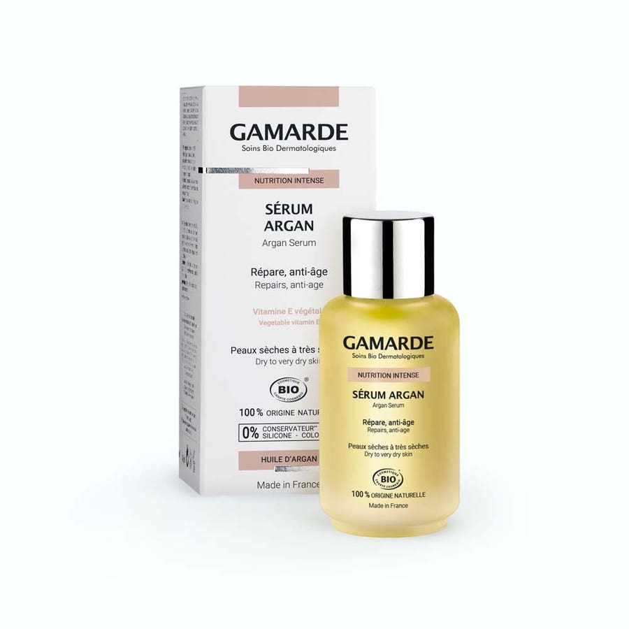 Gamarde Organic Intense Nutrition Repair Argan Serum 30ml (1.01 fl oz)