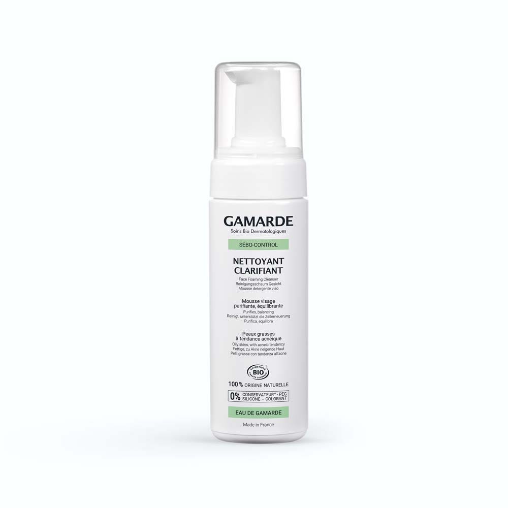 Gamarde Clarifying organic cleansing foam for oily skin 160 ml (5.41fl oz)
