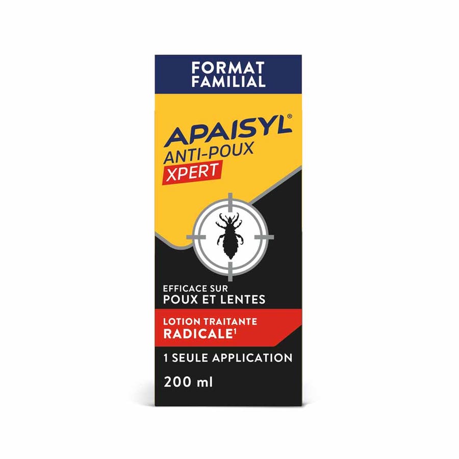 Lotion répulsive Anti-poux et lentes Apaisyl Xpert 200ml (6.76 fl oz) 