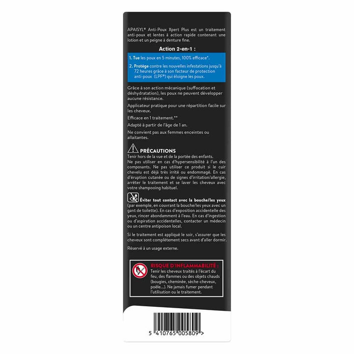 Apaisyl Anti-lice Lentes & Xpert Plus lotion 200 ml (6.76fl oz)