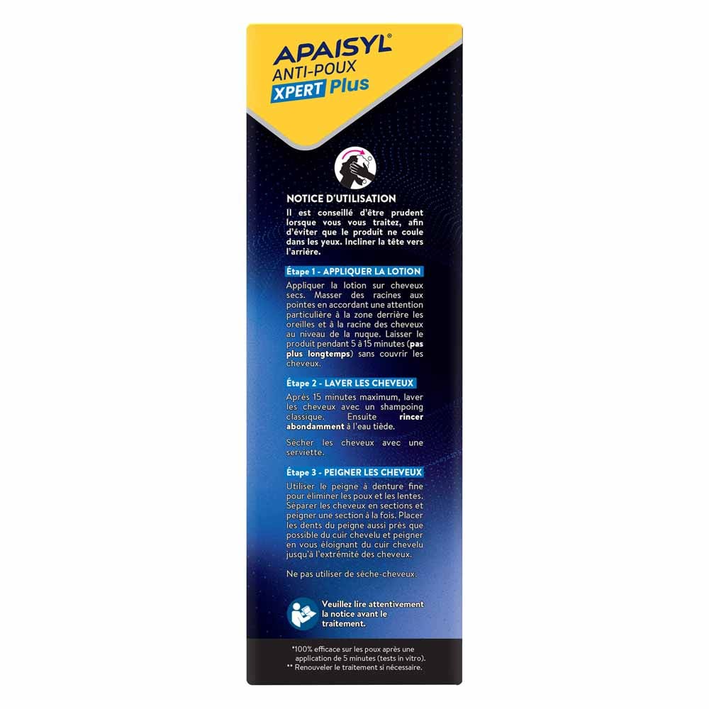 Apaisyl Anti-lice Lentes & Xpert Plus lotion 200 ml (6.76fl oz)