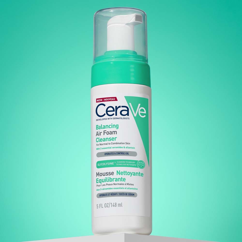 Cerave Face Cleanser Mousse Nettoyante Equilibrante Peaux Normales à Mixtes 148ml (5.0fl oz)