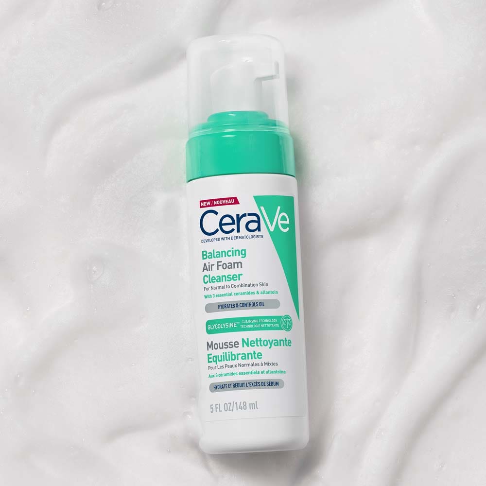 Cerave Face Cleanser Mousse Nettoyante Equilibrante Peaux Normales à Mixtes 148ml (5.0fl oz)