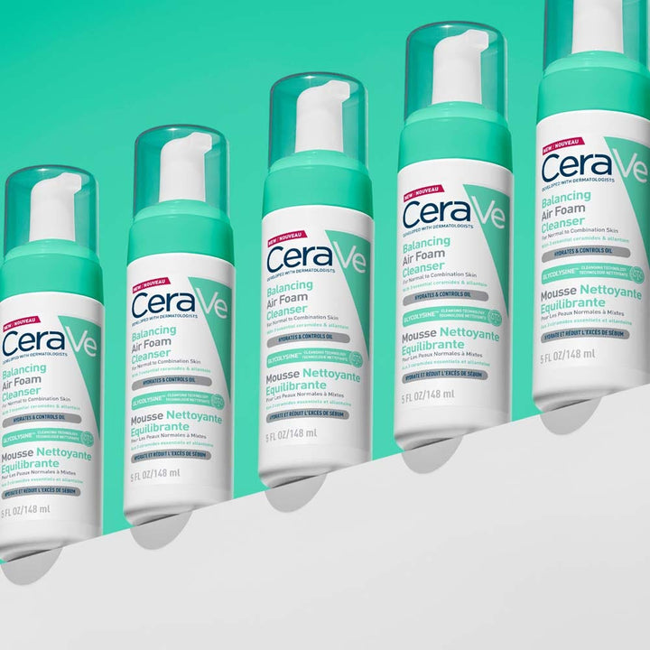 Cerave Face Cleanser Mousse Nettoyante Equilibrante Peaux Normales à Mixtes 148ml (5.0fl oz)