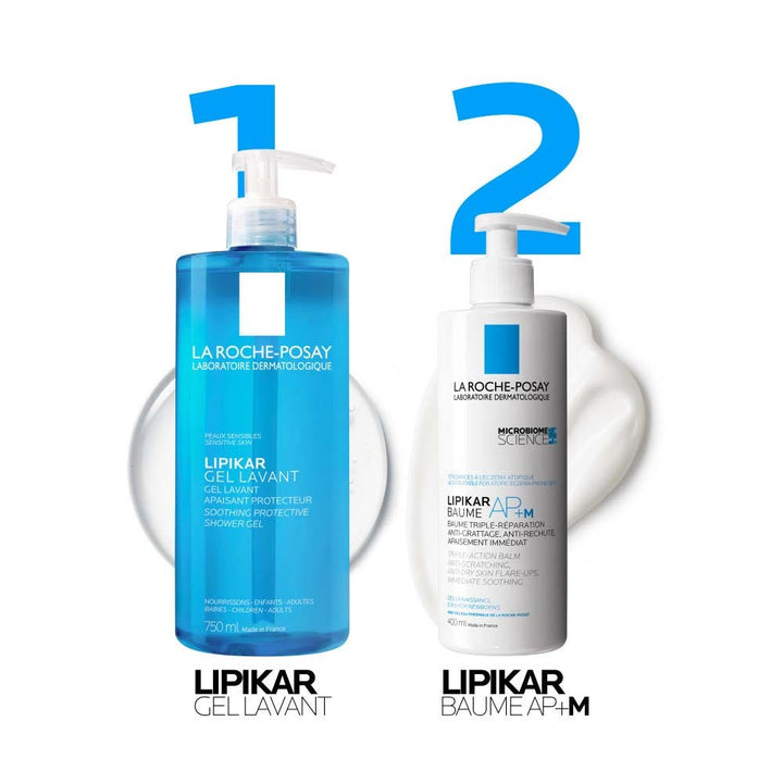 La Roche-Posay Lipikar Soothing and protective Gel Lavant refill Dry and Sensitive Skin 400ml (13.53fl oz)