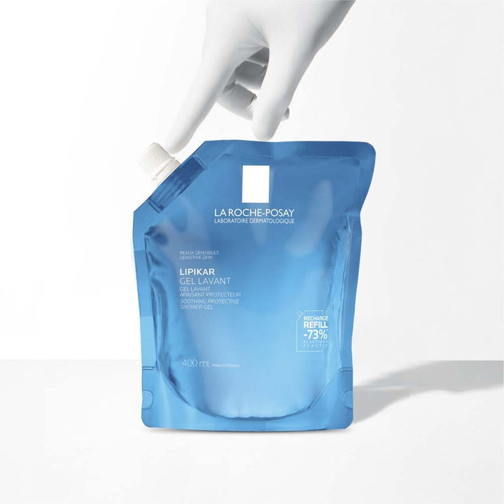 La Roche-Posay Lipikar Soothing and protective Gel Lavant refill Dry and Sensitive Skin 400ml (13.53fl oz)