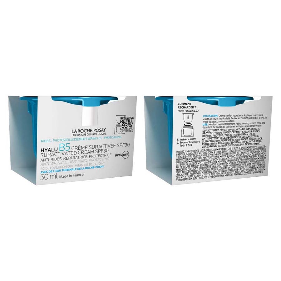 La Roche-Posay Hyalu B5 Anti-Wrinkle Face Cream SPF30 Refill All Skin Types 50ml (1.69 fl oz)