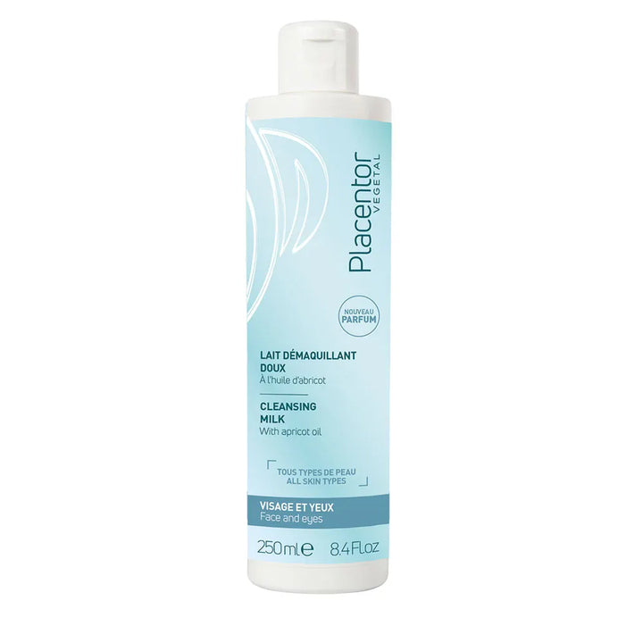 Placentor Végétal Leite de Limpeza com Óleo de Damasco 250ml