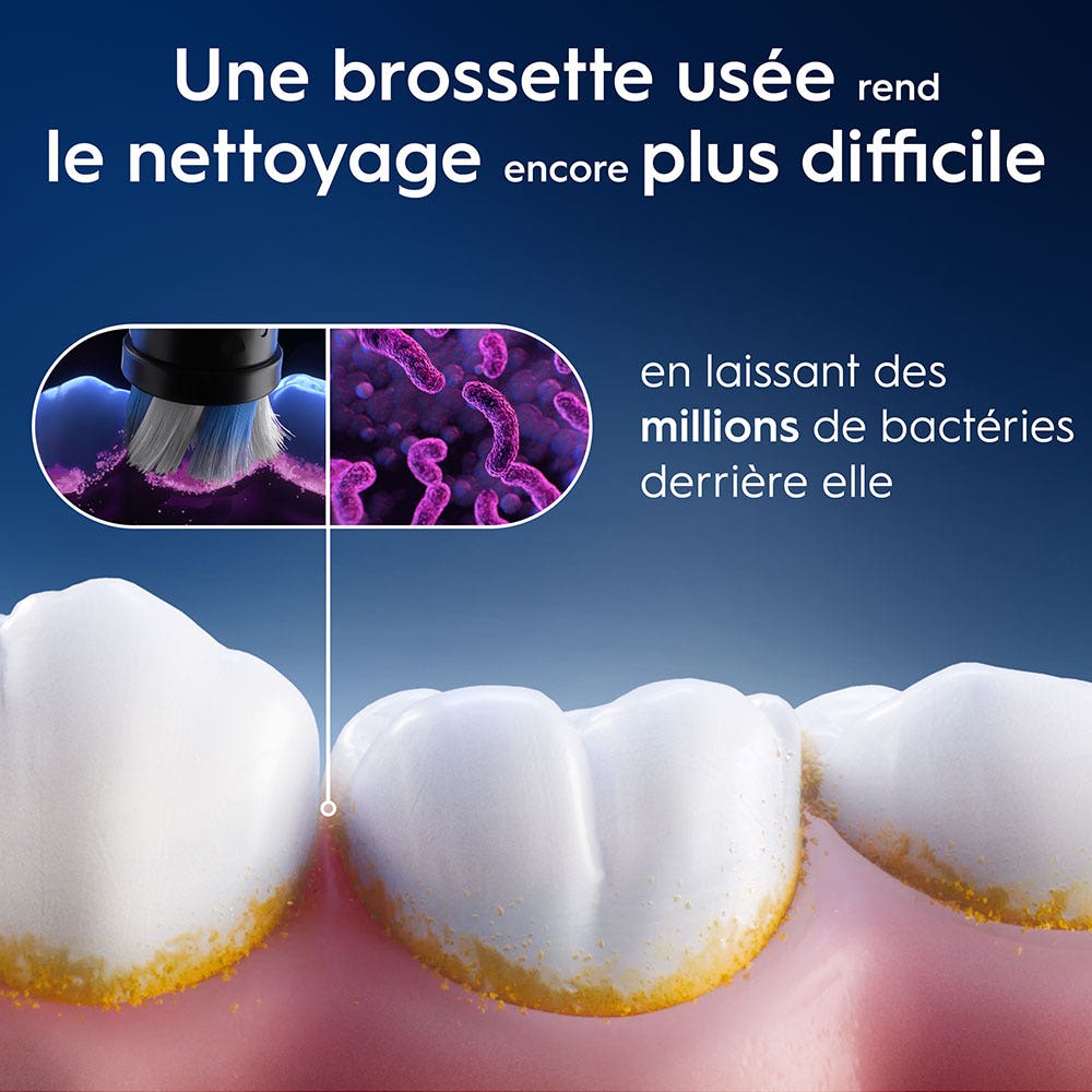 Oral-B iO Brushes for Electric Toothbrush Black Gentle Care x3
