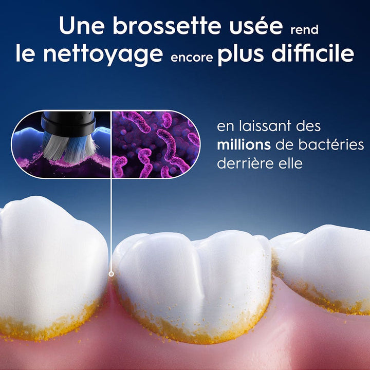 Oral-B iO Brushes for Electric Toothbrush Black Gentle Care x3