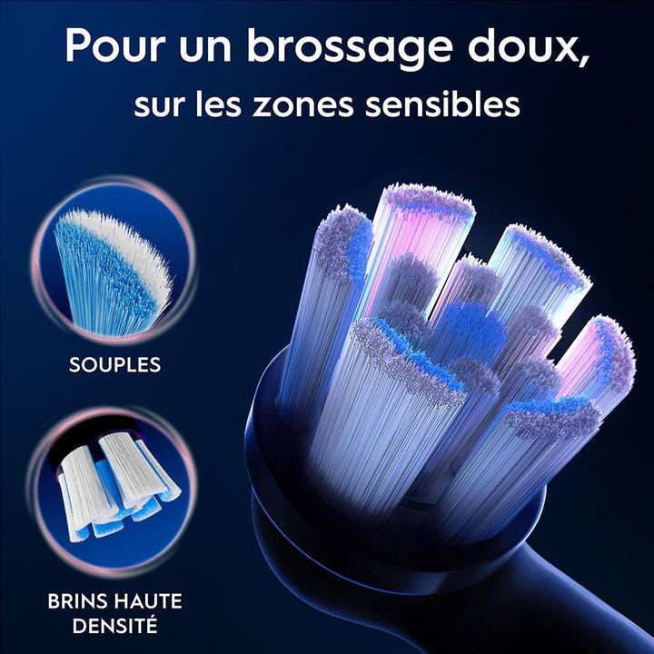 Oral-B iO Brushes for Electric Toothbrush Black Gentle Care x3