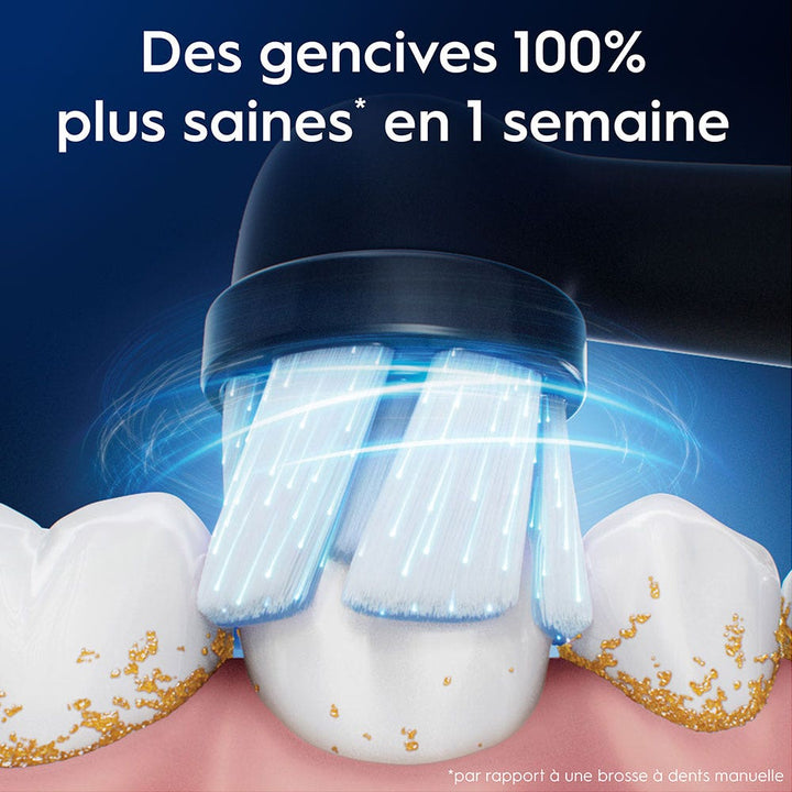 Oral-B iO Brushes for Electric Toothbrush Black Gentle Care x3