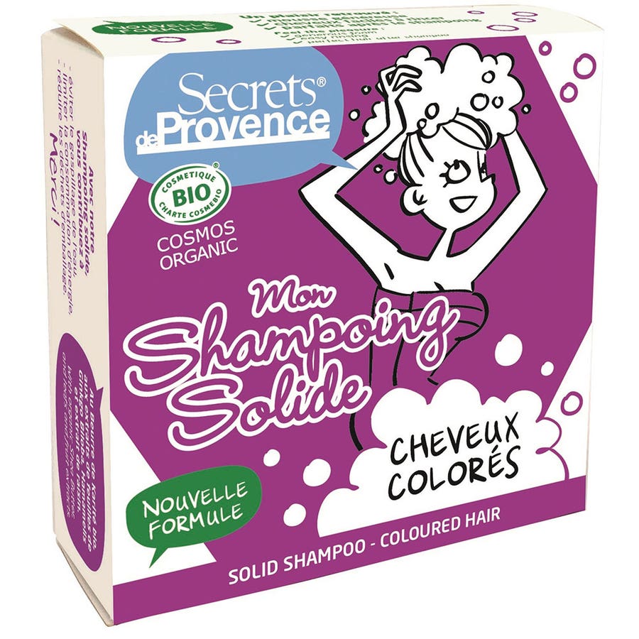 Secrets de Provence Solide Shampoo Coloring hair 85g (3.0 oz)