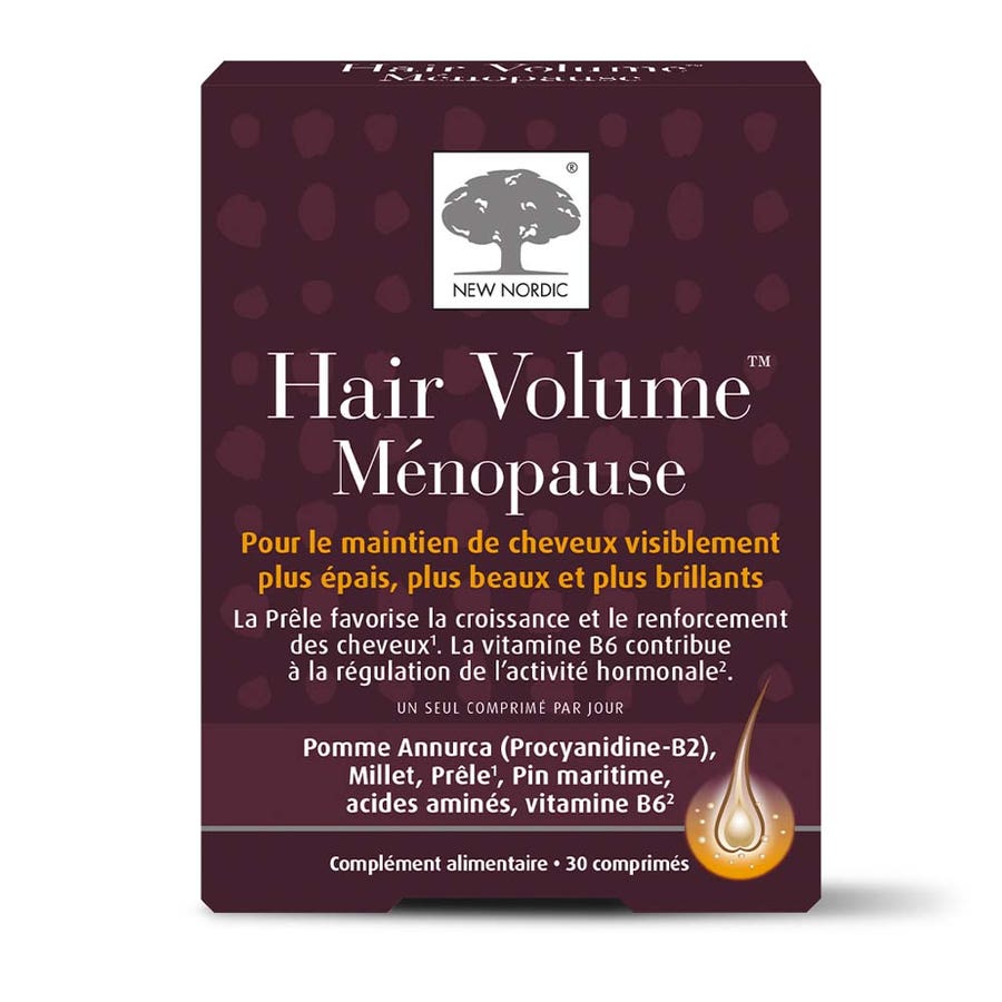 Nouveau Nordic Hair Volume Ménopause 30 Comprimés 