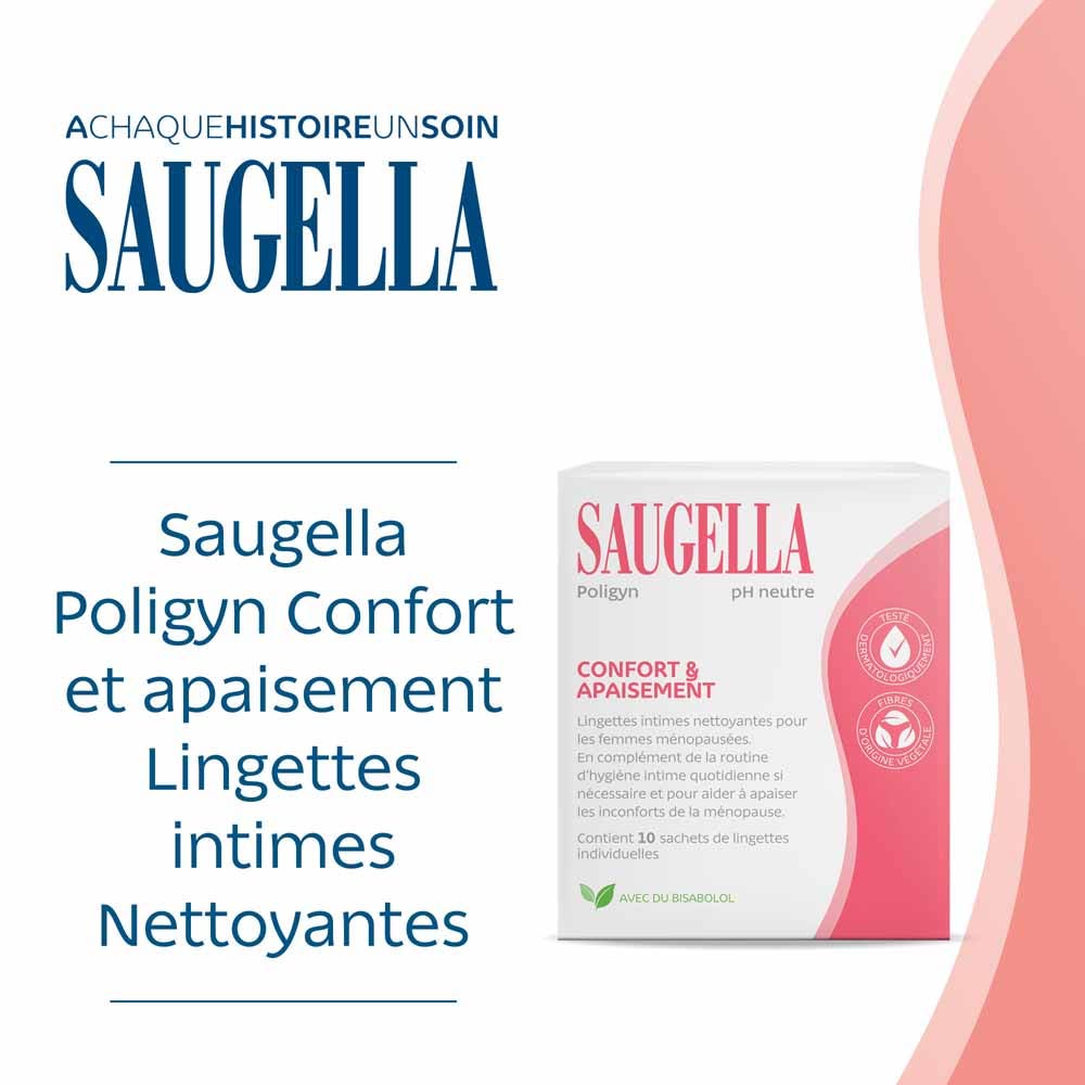 Saugella Poligyn Intima Wipes x10