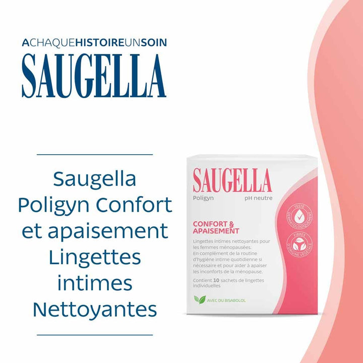 Saugella Poligyn Intima Wipes x10